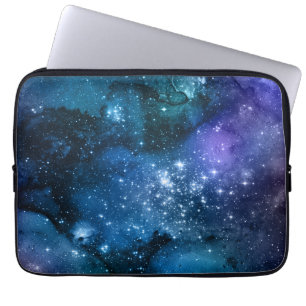 Housse Pour Ordinateur Portable Amateurs de galaxie Starry Space Blue Sky White Sp