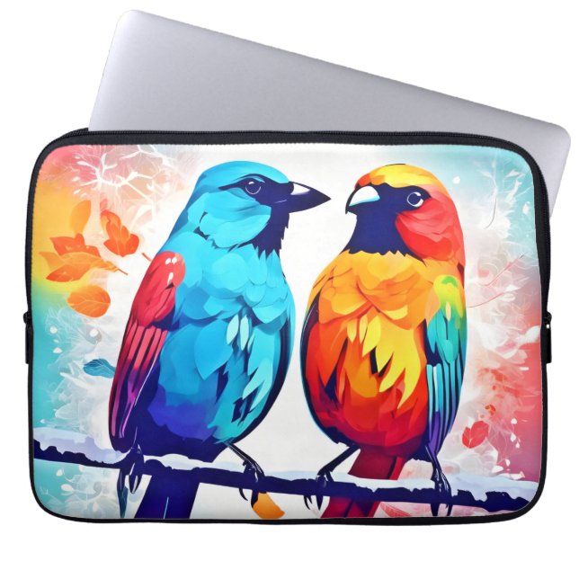 Housse Pour Ordinateur Portable Amateurs d'oiseaux tropicaux (Devant)