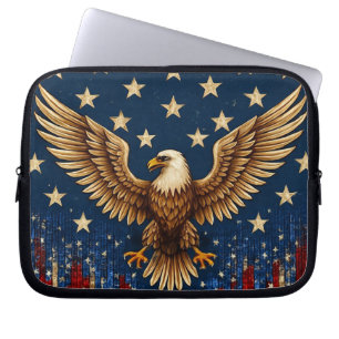 Housse Pour Ordinateur Portable "American Bald Eagle Portable Sleeve - Sta Patriot