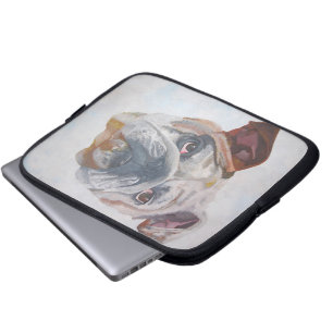Housse Pour Ordinateur Portable American Bulldog Artistic Pet Portrait