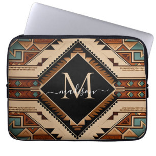 Housse Pour Ordinateur Portable Amérindien Motif Culture indienne Style Boho
