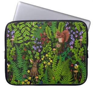 Housse Pour Ordinateur Portable Amimies et plantes des bois