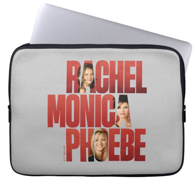 Housse Pour Ordinateur Portable AMIS™ | Rachel, Monica & Phoebe (Devant)