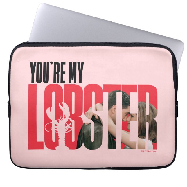 Housse Pour Ordinateur Portable AMIS™ | Rachel & Ross - Tu es mon homard (Devant)