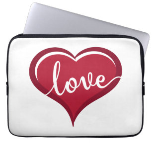 Housse Pour Ordinateur Portable amour dans la Saint-Valentin du cœur