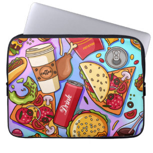 Housse Pour Ordinateur Portable Amour de la nourriture
