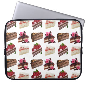 Housse Pour Ordinateur Portable Amoureux de gâteaux mignons motifs desserts Drôle
