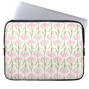 Housse Pour Ordinateur Portable Amoureux de la nature Tiges de fleurs sauvages Ros