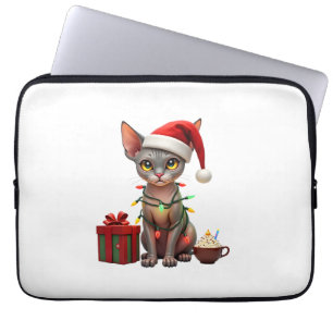 Housse Pour Ordinateur Portable Amoureux des animaux de compagnie Chaton Sphynx mi