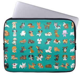 Housse Pour Ordinateur Portable amoureux des chiens Chien race Monde