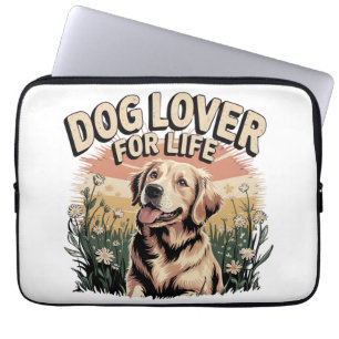 Housse Pour Ordinateur Portable "Amoureux des chiens Pour La Vie"