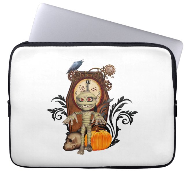 Housse Pour Ordinateur Portable Amusante conception d'halloween (Devant)
