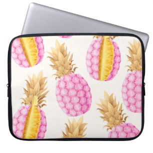 Housse Pour Ordinateur Portable Ananas Rose: Vintage Très Détails
