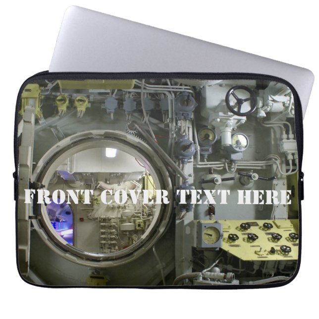 Housse Pour Ordinateur Portable ancien sous-marin (Devant)