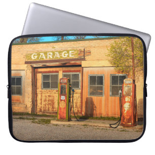 Housse Pour Ordinateur Portable Ancienne station de service en Utah rurale, États-