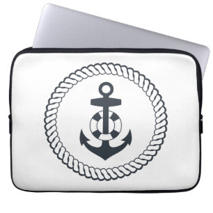 Housse Pour Ordinateur Portable Ancre mignonne