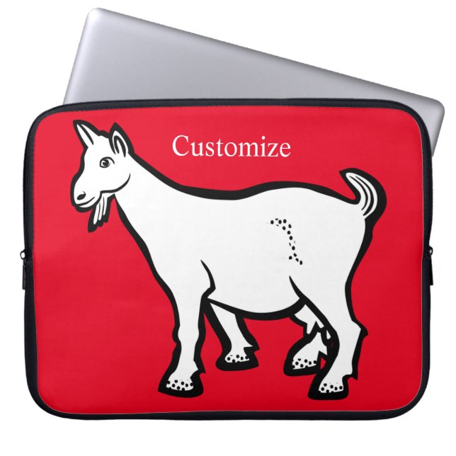 Housse Pour Ordinateur Portable Animal de chèvre Thunder_Cove (Devant)