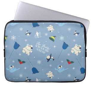 Housse Pour Ordinateur Portable Animal Friends "Bye Buddy" Motif d'hiver