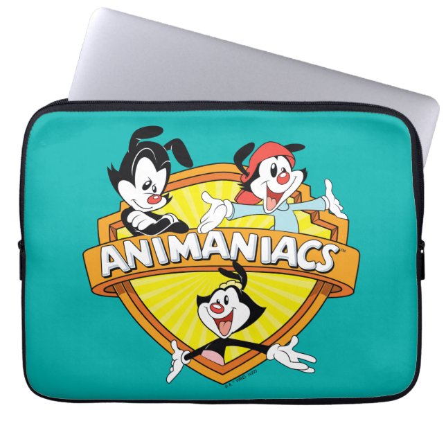 Housse Pour Ordinateur Portable Animaniacs | Warner Brothers & Sister WB Shield (Devant)