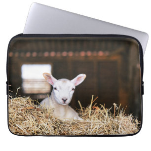 Housse Pour Ordinateur Portable Animaux de bébés cutest Agneau nouveau-né