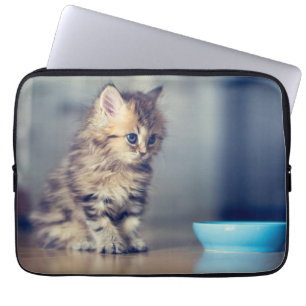 Housse Pour Ordinateur Portable Animaux de bébés cutest Chaton persan aux yeux b