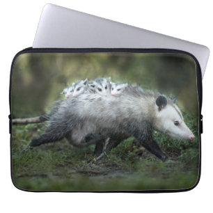 Housse Pour Ordinateur Portable Animaux de bébés cutest Opossum Maman & Kids