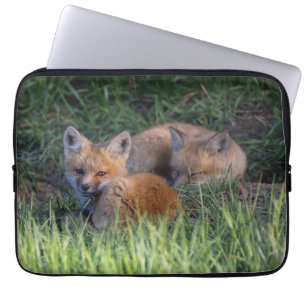 Housse Pour Ordinateur Portable Animaux de bébés cutest Paire de frères et soeur