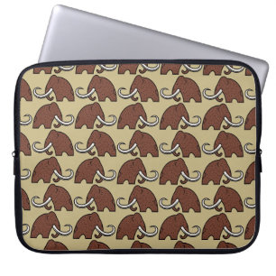 Housse Pour Ordinateur Portable Animaux géants : dessin animé de mammouths disparu