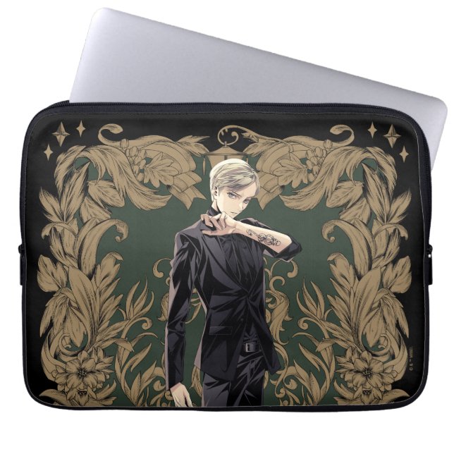 Housse Pour Ordinateur Portable Anime Draco Malfoy Cadre Ornate (Devant)