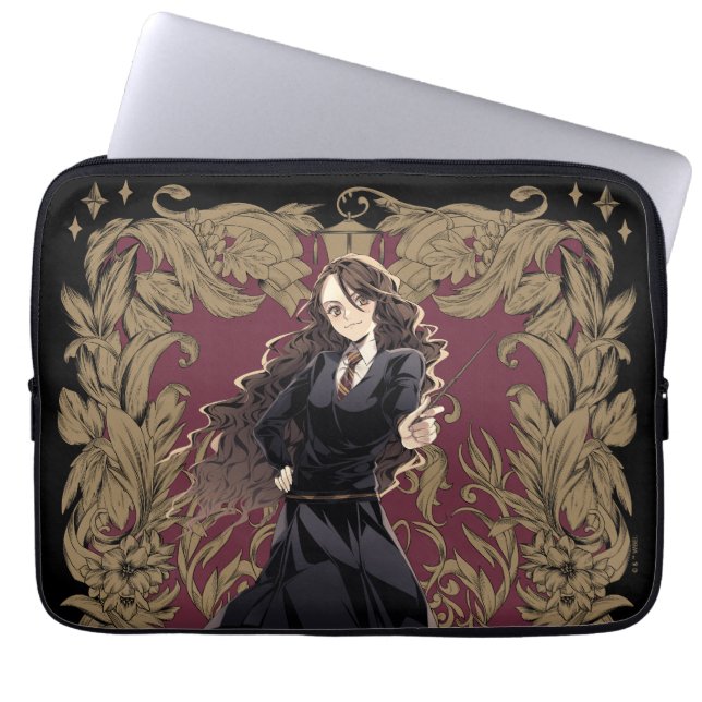 Housse Pour Ordinateur Portable Anime Hermione Granger Cadre Orné (Devant)