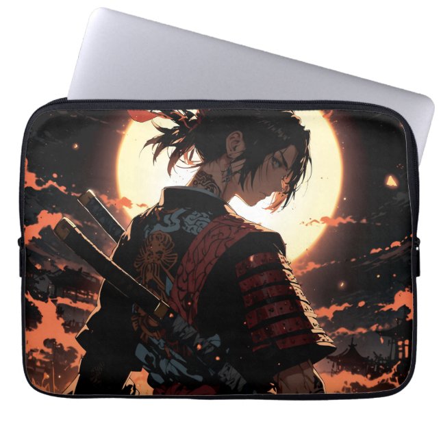 Housse Pour Ordinateur Portable Anime samurai (Devant)