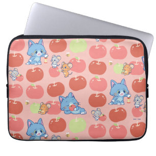 Housse Pour Ordinateur Portable Anime Tom, Jerry et Tuffy Apple Motif
