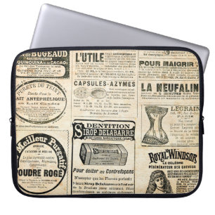 Housse Pour Ordinateur Portable Annonce de journal français 1897