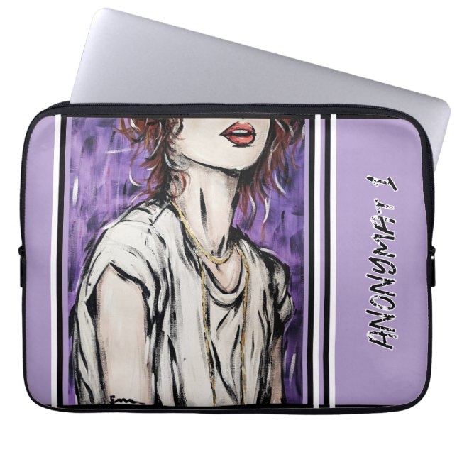 Housse Pour Ordinateur Portable Anonymat 1 (Devant)