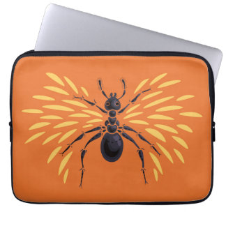 Housse Pour Ordinateur Portable Ant Art Insect Lover Orange Entomologie Bogues
