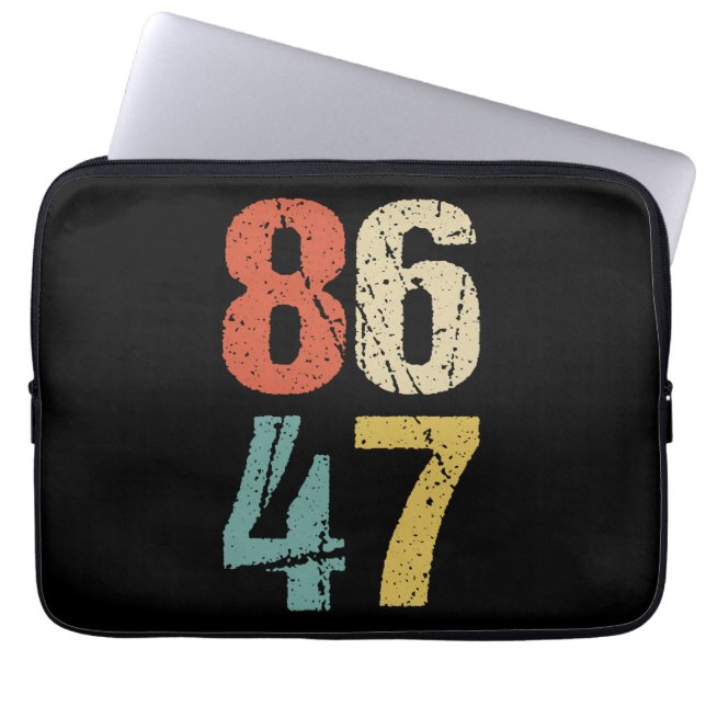 Housse Pour Ordinateur Portable Anti-Trump - 86 47 I (Devant)
