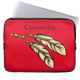 Housse Pour Ordinateur Portable Apache Feathers Thunder_Cove