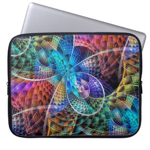 Housse Pour Ordinateur Portable Apophyse Abstraite Fractale X