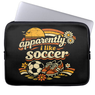 Housse Pour Ordinateur Portable Apparemment j'aime le football