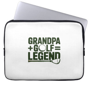 Housse Pour Ordinateur Portable Appelle-Moi Grand-Père, Regarde-Moi Golf