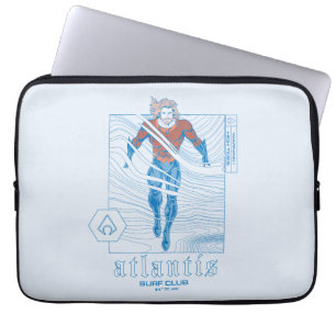Housse Pour Ordinateur Portable Aquaman - Atlantis Surf Club