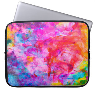 Housse Pour Ordinateur Portable Aquarelle Abstraite couleur arrière-plan, arrière