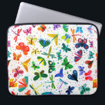 Housse Pour Ordinateur Portable Aquarelle Arc-en-ciel Papillons Motif pour enfants<br><div class="desc">Aquarelle Rainbow Butterflies Kids Motif Portable Sleeve.</div>
