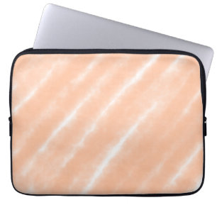 Housse Pour Ordinateur Portable Aquarelle couleur Fuzz Peach Motif Abstrait