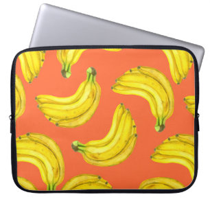 Housse Pour Ordinateur Portable Aquarelle de bananes