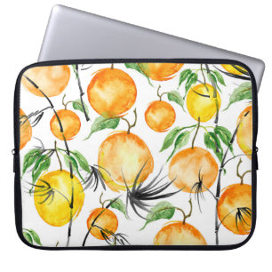 Housse Pour Ordinateur Portable Aquarelle en bambou : motif sans couture dans la j