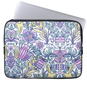 Housse Pour Ordinateur Portable Aquarelle Fleur coloré Nature Élégante