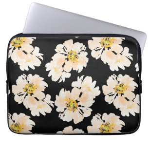 Housse Pour Ordinateur Portable Aquarelle Les fleurs rougissent les pivoines