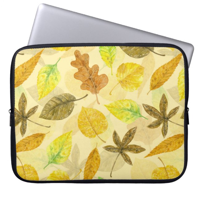 Housse Pour Ordinateur Portable Aquarelle motif d'automne 2 (Devant)