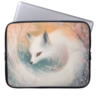 Housse Pour Ordinateur Portable Aquarelle Mystic Bloom Spring Fox